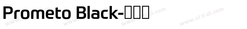 Prometo Black字体转换